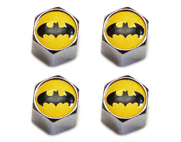 
  
Metal Batman Valve Caps Yellow

