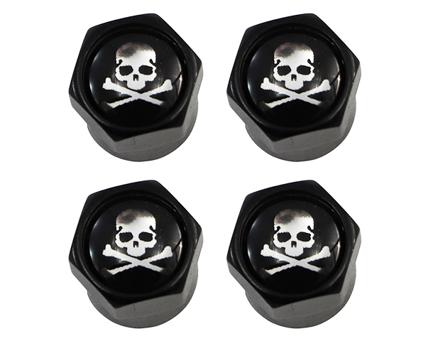 
  
Skull & Bones Valve Caps Black

